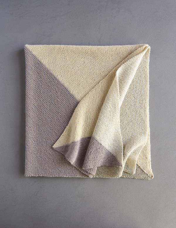 Knit Four Points Baby Blanket | Purl Soho