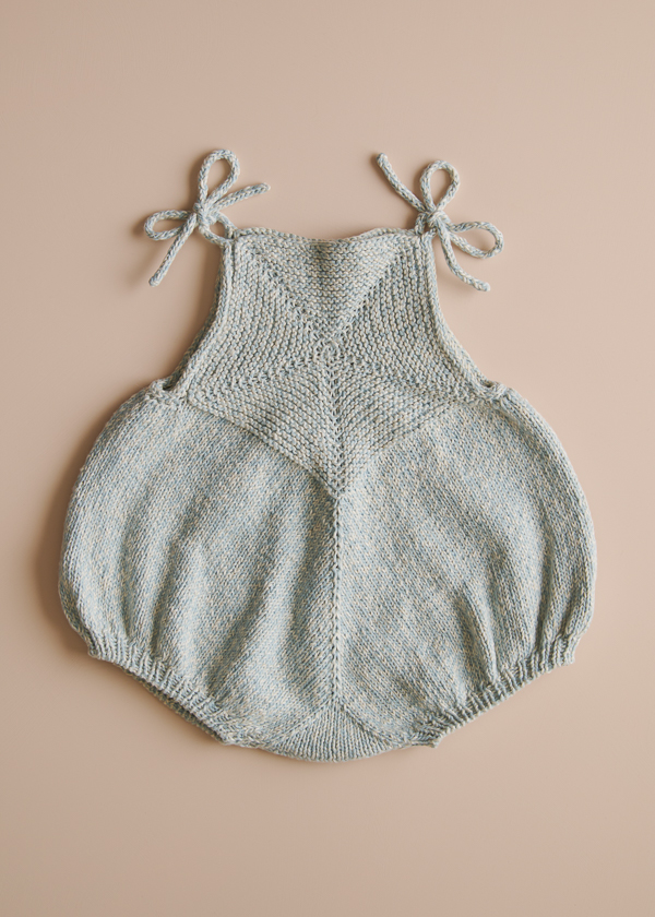 Ainur Berkimbayeva For Purl Soho: Pinwheel Baby Romper In Picnic Cotton | Purl Soho