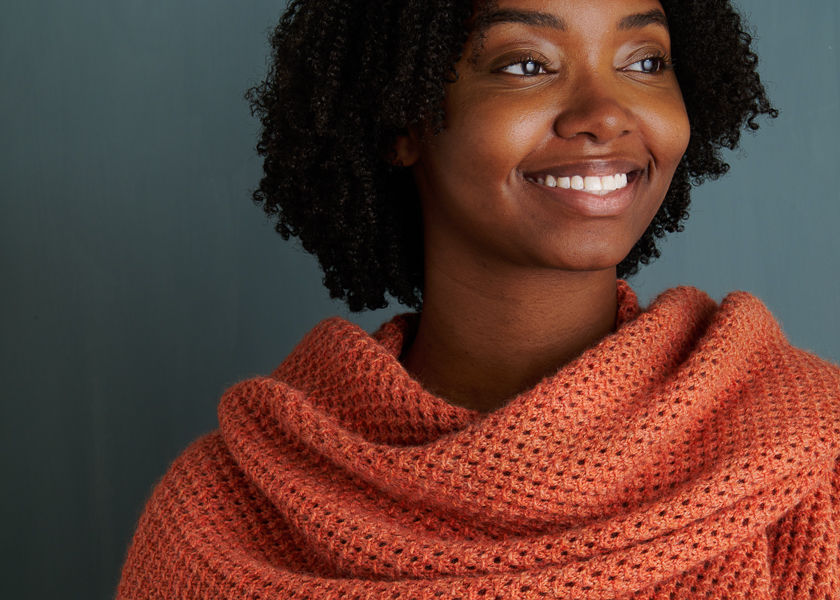 Terrace Wrap in Good Wool | Purl Soho