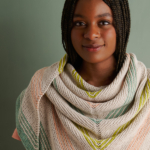 free Garden Path Shawl knitting pattern in Purl Soho's Cotton Pure yarn