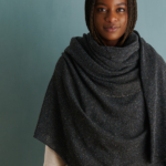 free Concentric Circles Shawl knitting pattern in Purl Soho's Cattail Silk yarn