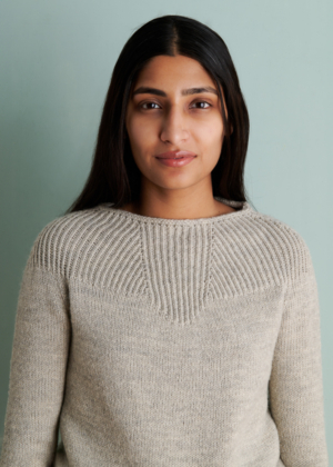 Faceted Yoke Pullover In Knitting Yarn | Purl Soho