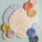 free Softest Cotton Bath Mat and Washcloth knitting pattern in Purl Soho's Witch Hazel yarn