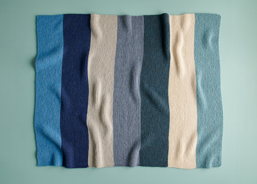 Super Easy Baby Blanket in Daily Wool | Purl Soho