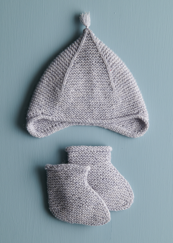 Little Garter Hat + Booties | Purl Soho