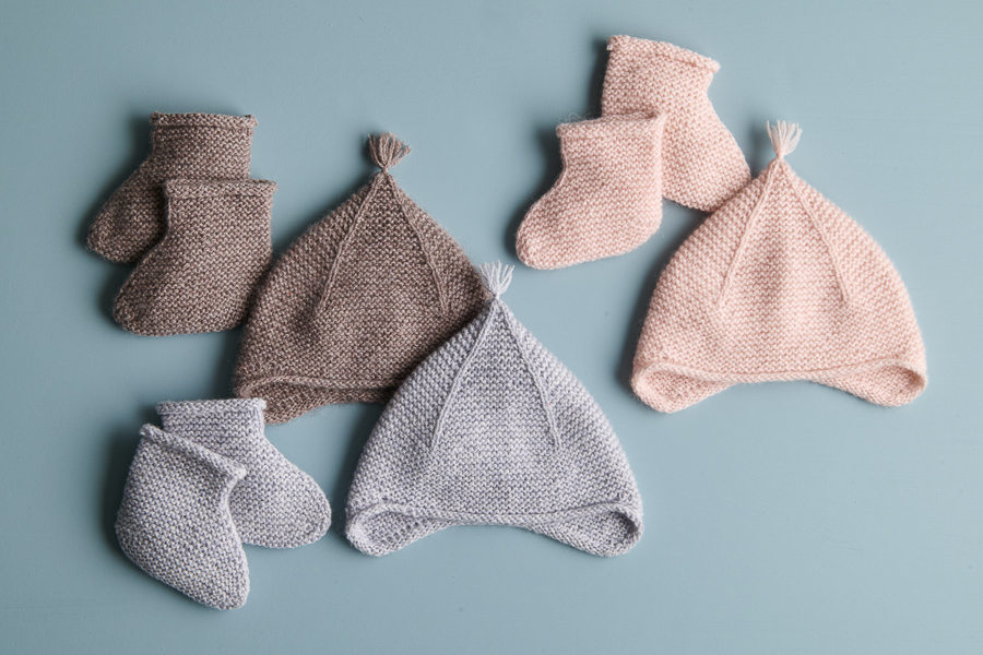 Little Garter Hat + Booties | Purl Soho