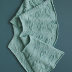 free Blossoming Wrap knitting pattern in Partridge Superwash yarn