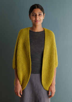 Ainur Berkimbayeva For Purl Soho: Cocoon Cardigan | Purl Soho