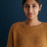 Addison pullover knitting pattern by Julie Hoover in Plein Air yarn