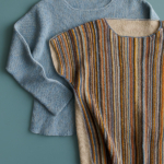 End To End pullover knitting pattern in Linen Quill yarn